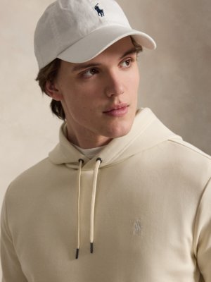 Leichter Hoodie in Sweat-Qualität mit Logo-Aufnäher