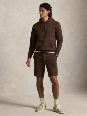 Leichter Hoodie in Sweat-Qualität mit Logo-Aufnäher