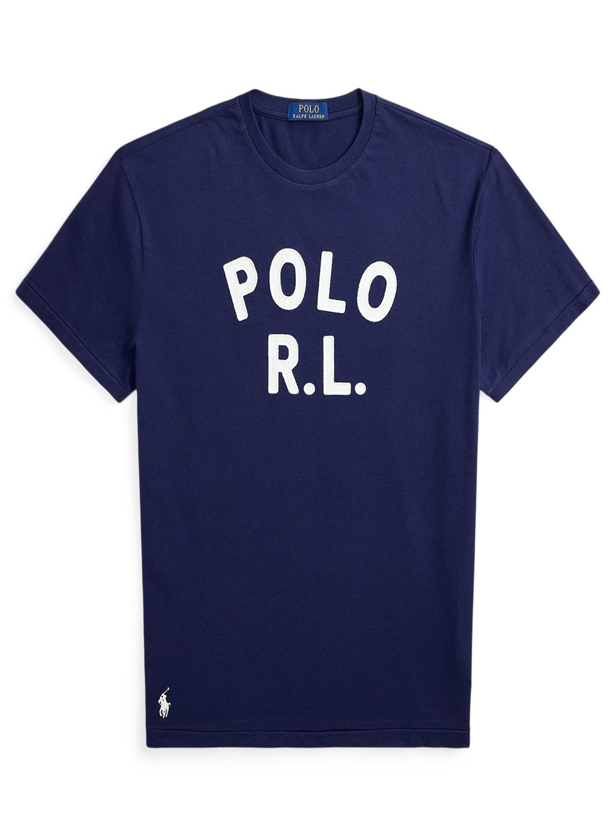 Polo Ralph Lauren T-Shirt aus Baumwolle mit Label-Stickerei, Classic Fit in M