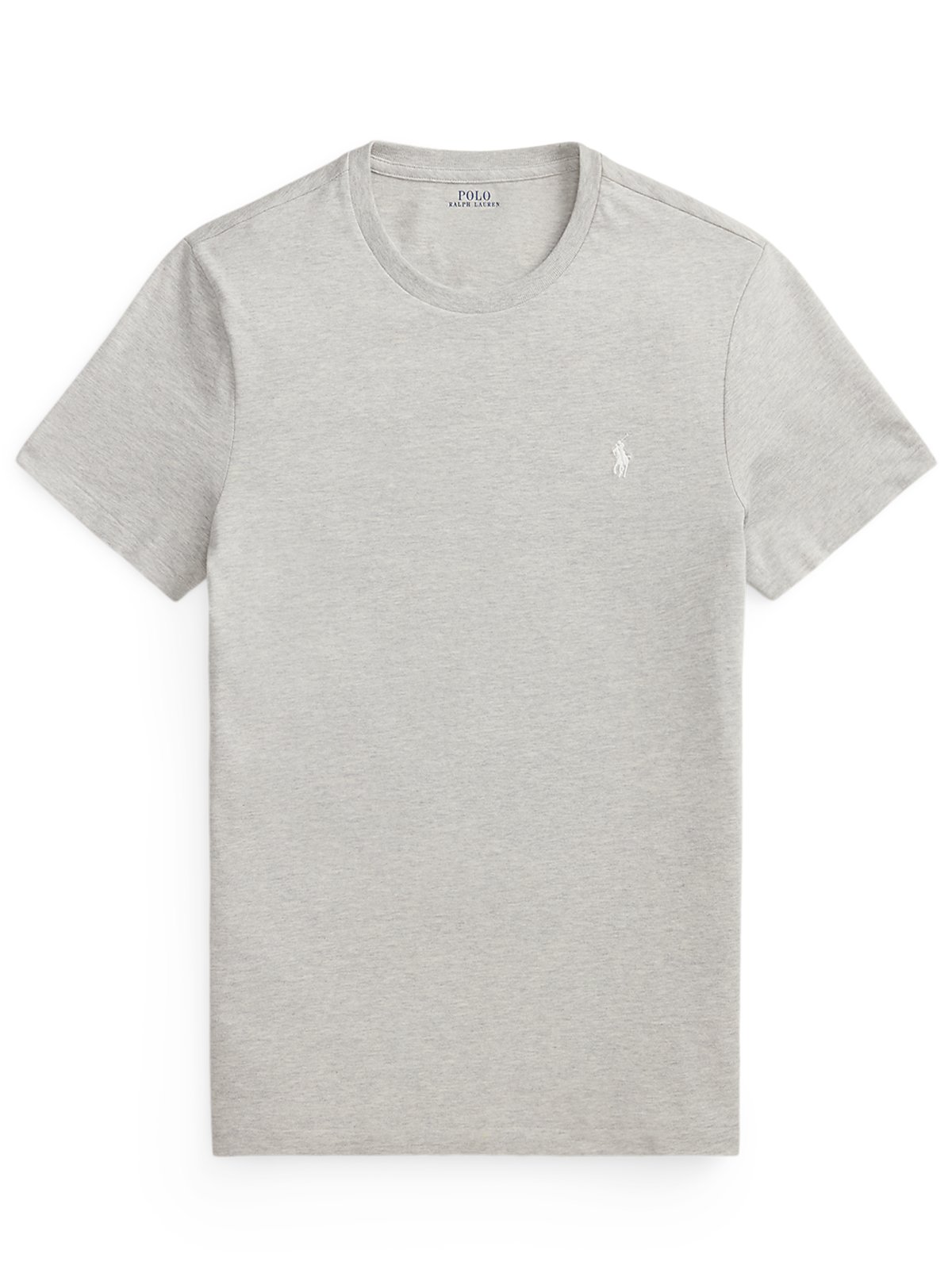 Polo Ralph Lauren Leichtes T-Shirt aus Baumwolle mit Logo-Stickerei, Custom Slim Fit in M