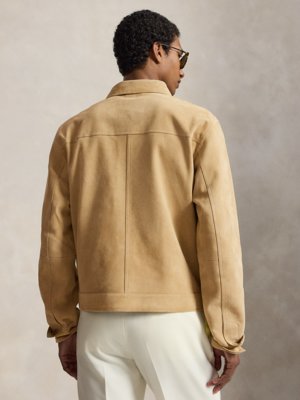 Overshirt aus weichem Wildleder mit zwei Brusttaschen