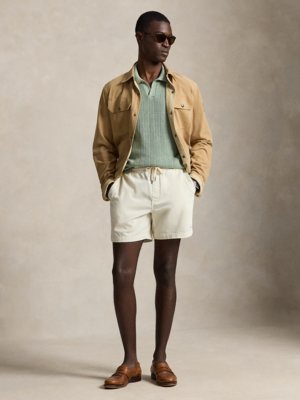 Bermudashorts Prepster aus einem Baumwollcord, Classic Fit