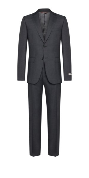 Anzug aus edler Super 130 Schurwolle, Slim Fit