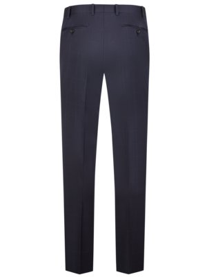 Anzug aus Schurwolle mit Glencheck-Muster, Slim Fit