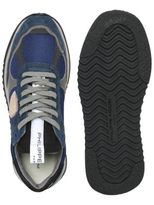 Runner-Sneaker Olympique mit Mesh-Einsätzen