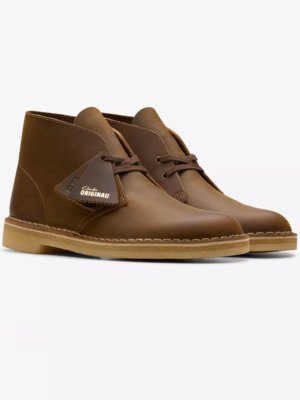 Knöchelhohe Desert Boots Beeswax aus Wildleder mit Kreppsohle
