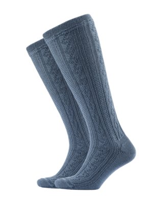 Trachtenstrümpfe mit Zopfmuster