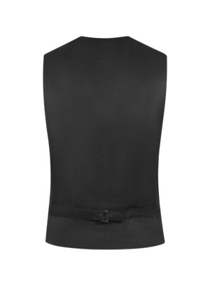 Anzugweste aus einem Woll-Stretch-Mischgewebe, Slim Fit