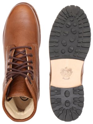 Gefütterte Boots Andechs aus genarbtem Leder, Limited Edition