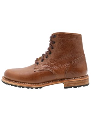 Gefütterte Boots Andechs aus genarbtem Leder, Limited Edition