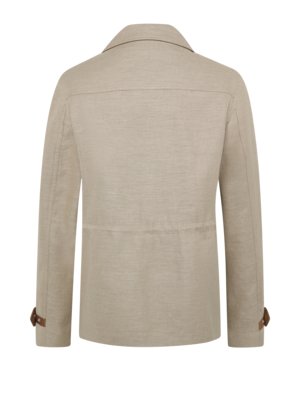 Fieldjacket aus einem Baumwolle-Leinen-Mix