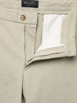 Glöatte Chino aus einem Baumwoll-Stretch