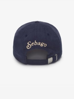 Cap aus softem Baumwollcord mit Stickerei