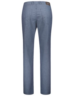 Leichte 5-Pocket Hose Bill-3 mit dezenter Struktur, Modern Fit