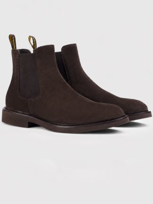 Chelsea Boots aus softem Veloursleder