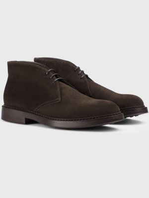 Chukka-Stiefel aus softem Veloursleder im Brit-Look
