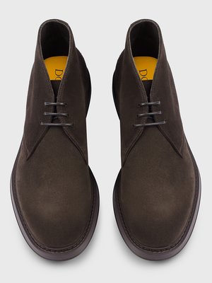 Chukka-Stiefel aus softem Veloursleder im Brit-Look