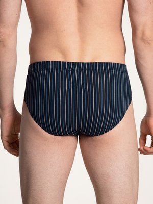 Slip aus softem Baumwolljersey mit Streifenmuster
