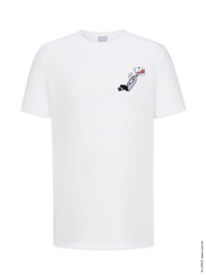 Jersey T-Shirt mit Stretch und Loriot-Print