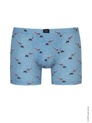 Jersey-Boxershorts mit Loriot-Print