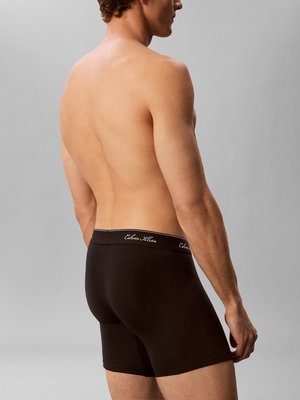 3er-Pack Boxer Briefs mit Stretchanteil und Label-Bund