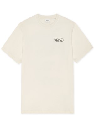 Softes T-Shirt aus Baumwolle mit beidseitigem Print
