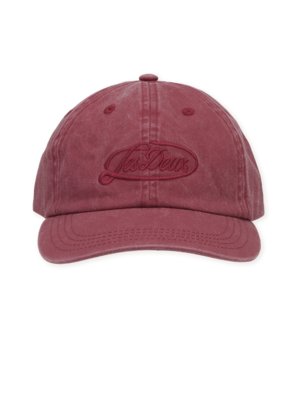 Cap aus Baumwolle in Washed-Optik mit Label-Schriftzug