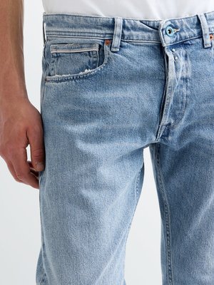 Jeans Grover mit Stretch im Bleached-Look, Straight Fit