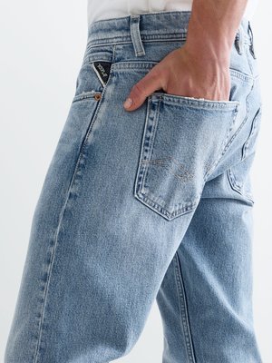 Jeans Grover mit Stretch im Bleached-Look, Straight Fit