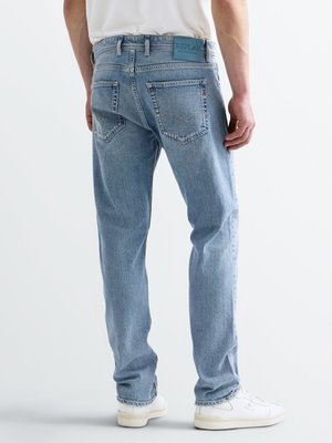 Jeans Grover mit Stretch im Bleached-Look, Straight Fit