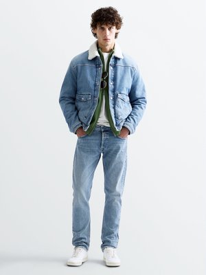 Jeans Grover mit Stretch im Bleached-Look, Straight Fit