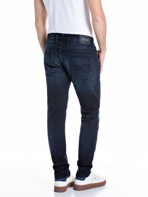 Jeans Anbass mit Stretch und dezenter Waschung, Slim Fit