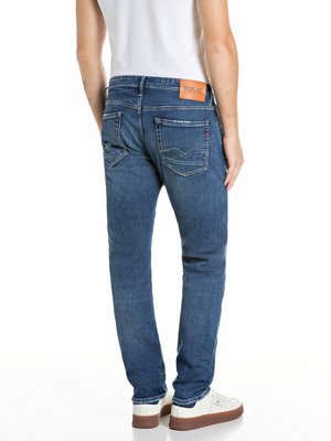 Jeans Aideen mit Stretch und Waschung, Straight Fit