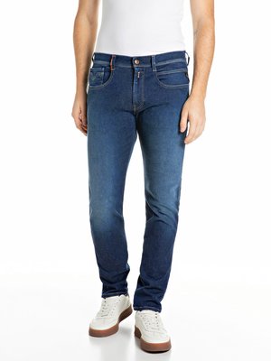 Jeans Anbass Hyperflex mit Stretch und Waschung, Slim Fit