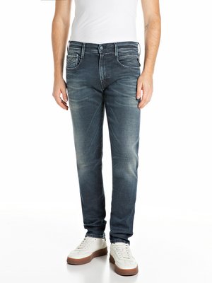 Stretch-Jeans Anbass mit Waschung im Used-Look, Slim Fit