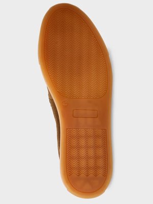Loafer aus Veloursleder mit Quasten und Sneaker-Sohle