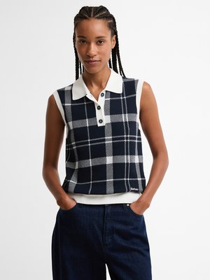 Damen Pullunder Allerdale aus Baumwolle mit Tartan-Muster