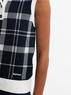 Damen Pullunder Allerdale aus Baumwolle mit Tartan-Muster