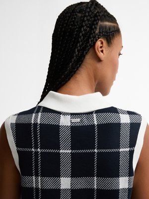 Damen Pullunder Allerdale aus Baumwolle mit Tartan-Muster