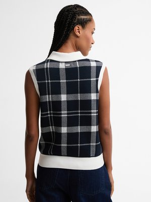 Damen Pullunder Allerdale aus Baumwolle mit Tartan-Muster