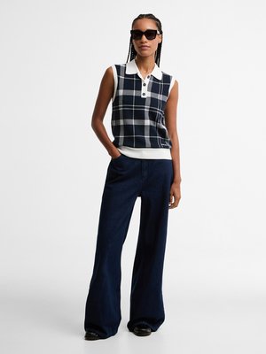 Damen Pullunder Allerdale aus Baumwolle mit Tartan-Muster