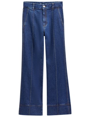 Damen-Jeans Cartmel mit Stretchanteil und breitem Umschlagsaum