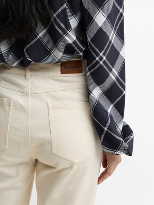 Damen-Jeans Hinton mit Stretchanteil und breitem Umschlagsaum