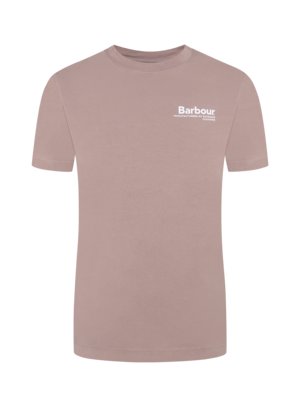 Softes T-Shirt aus Baumwolle mit Rückenprint, Relaxed Fit