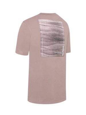 Softes T-Shirt aus Baumwolle mit Rückenprint, Relaxed Fit