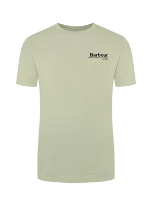 Softes T-Shirt aus Baumwolle mit Rückenprint, Relaxed Fit