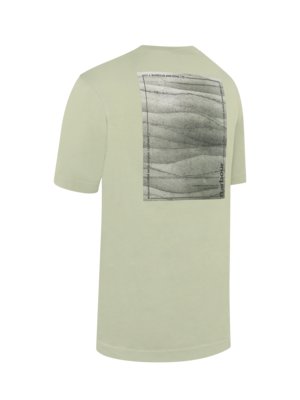 Softes T-Shirt aus Baumwolle mit Rückenprint, Relaxed Fit