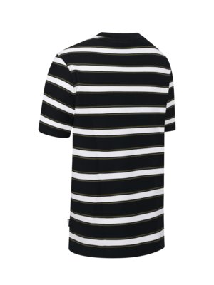 T-Shirt aus Baumwolle mit Ringelstreifen, Relaxed Fit
