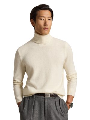 Leichter Rollkragenpullover aus Kaschmir