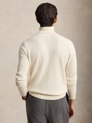 Leichter Rollkragenpullover aus Kaschmir